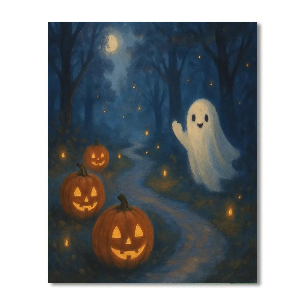 Lantern Trail By Starlit Grove Painting by numbers kit