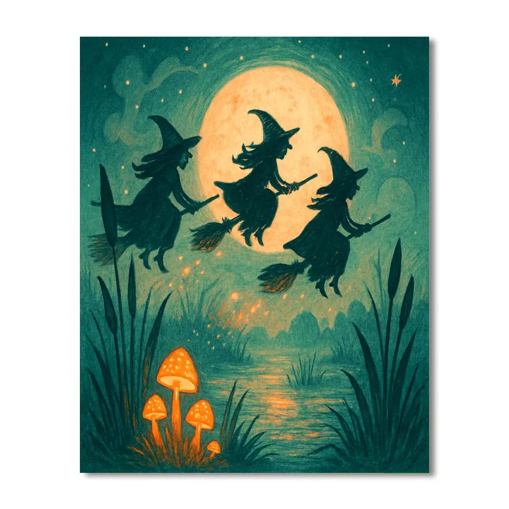 Witchlight Over The Marsh Painting by numbers kit