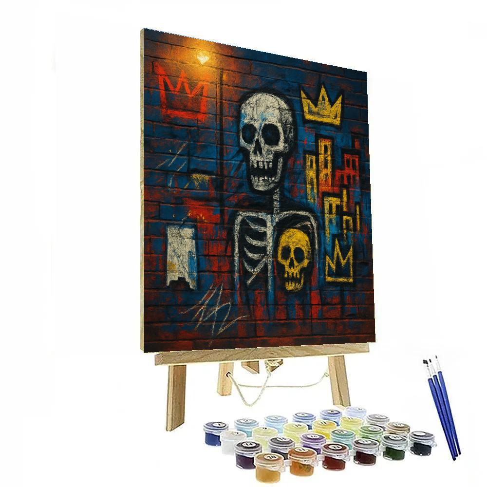 Basquiat Street Echo DIY paint by numbers