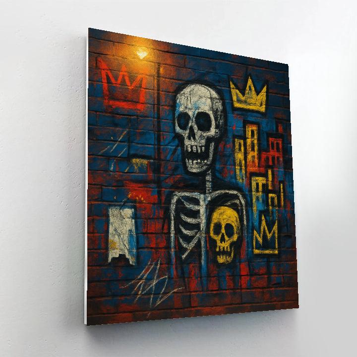 Basquiat Street Echo DIY paint by numbers
