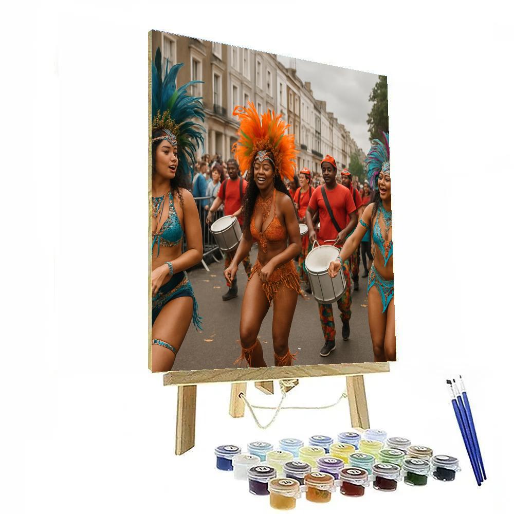 Notting Hill Carnival West Indian Parade Paint by numbers kits
