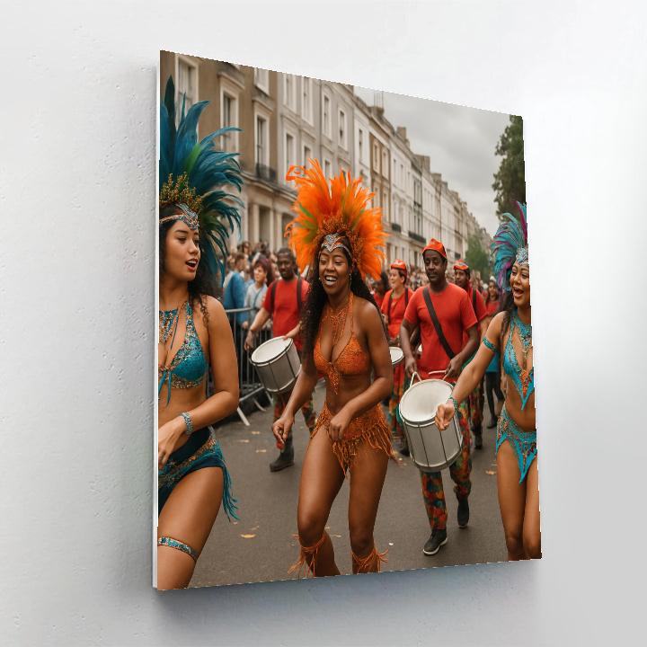 Notting Hill Carnival West Indian Parade Paint by numbers kits