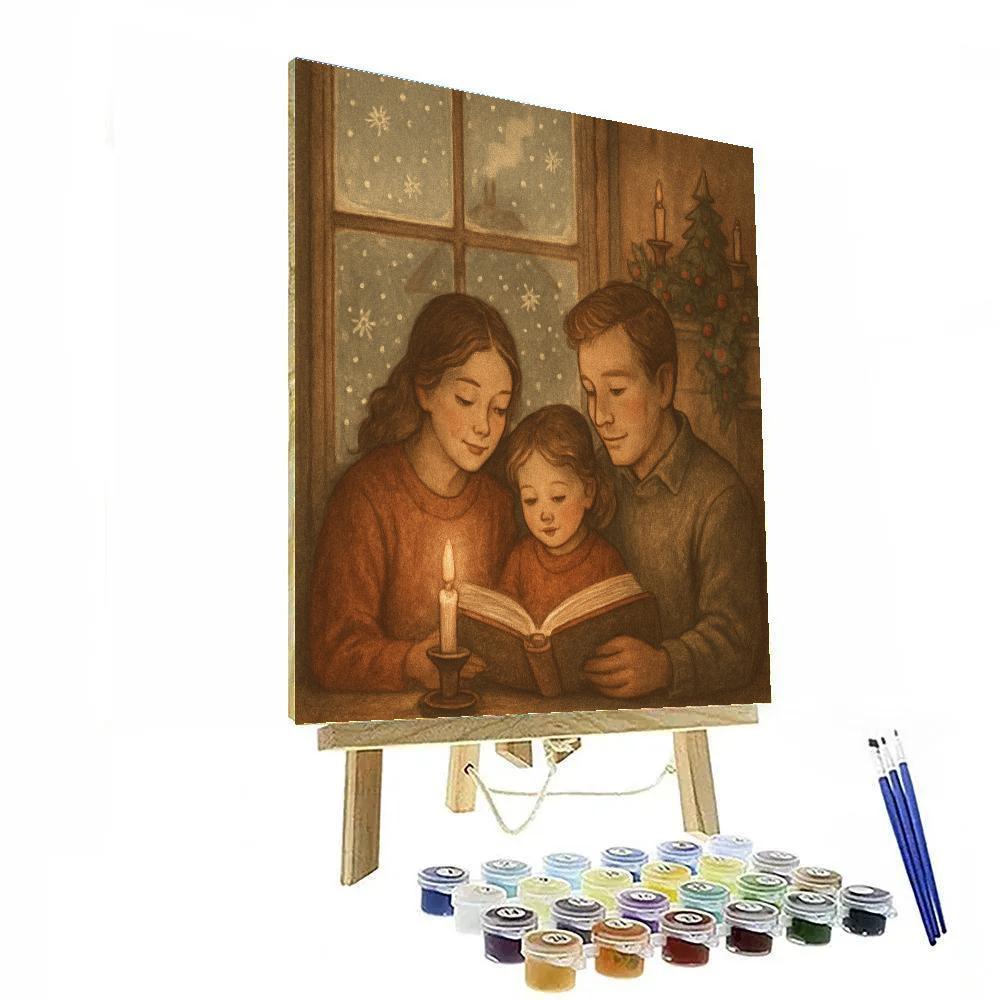 Frosted Window Storytime Painting by numbers kit