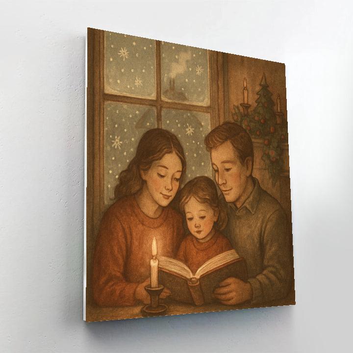 Frosted Window Storytime Painting by numbers kit