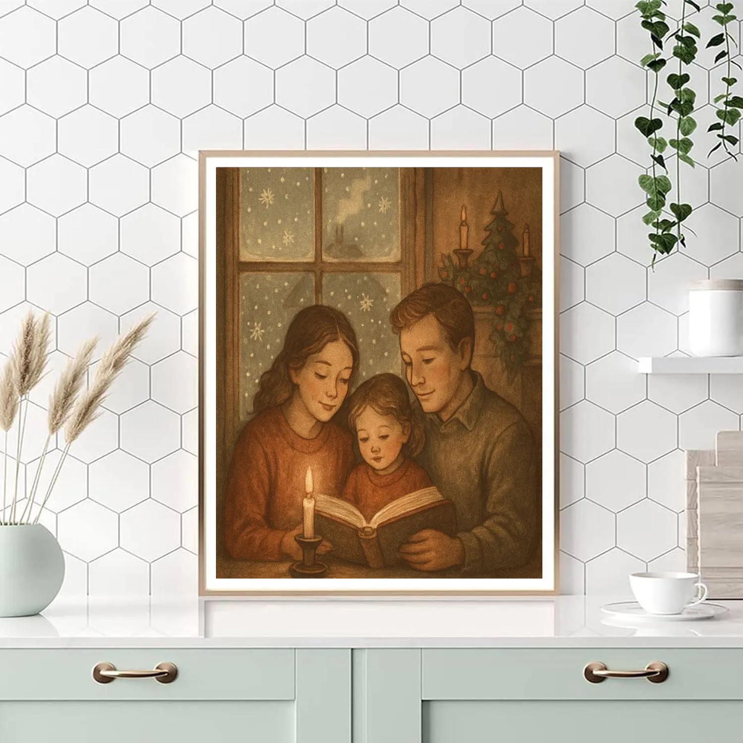 Frosted Window Storytime Painting by numbers kit