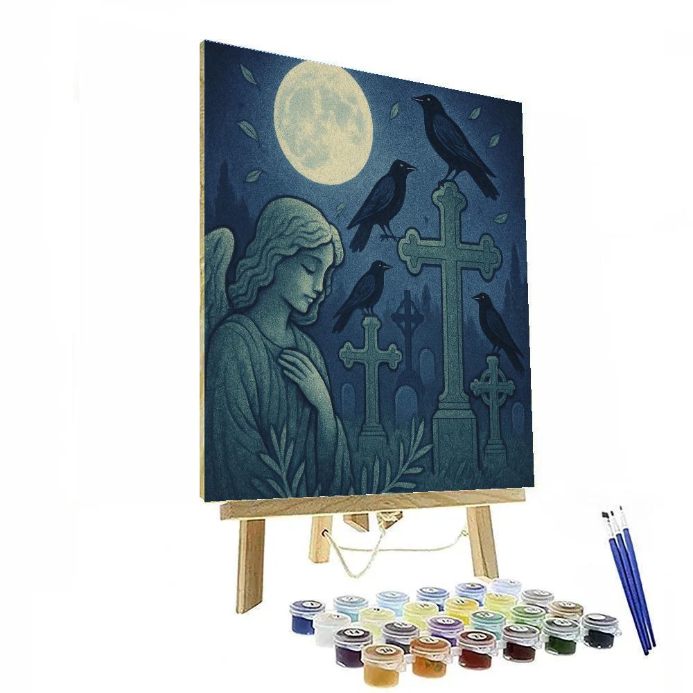 Raven Watch On Moonrise Hill Paint by numbers kits