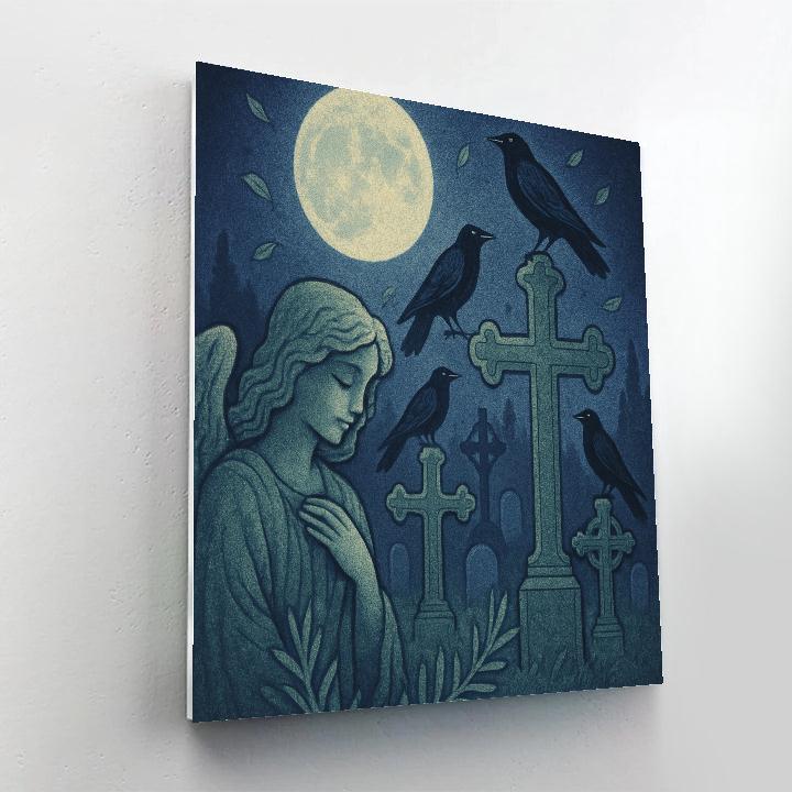 Raven Watch On Moonrise Hill Paint by numbers kits