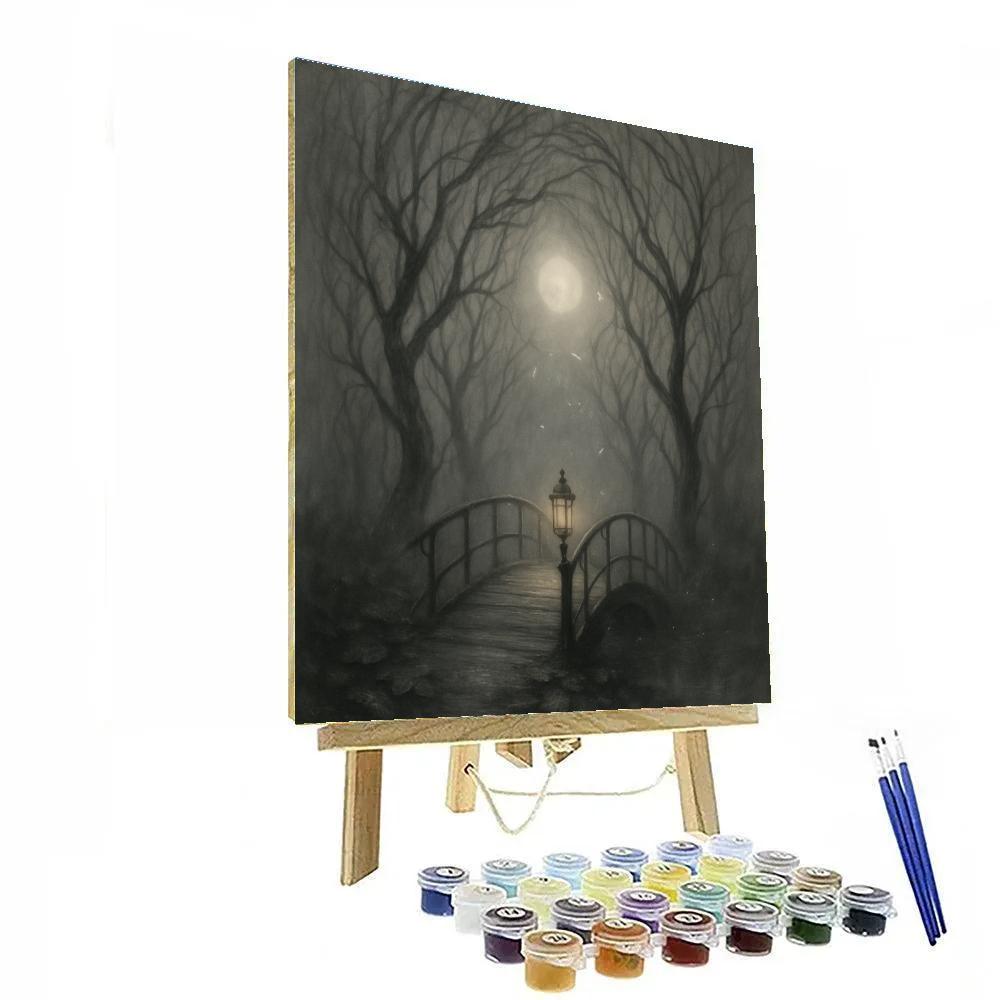 Fogbound Willow Crossing painting number kit