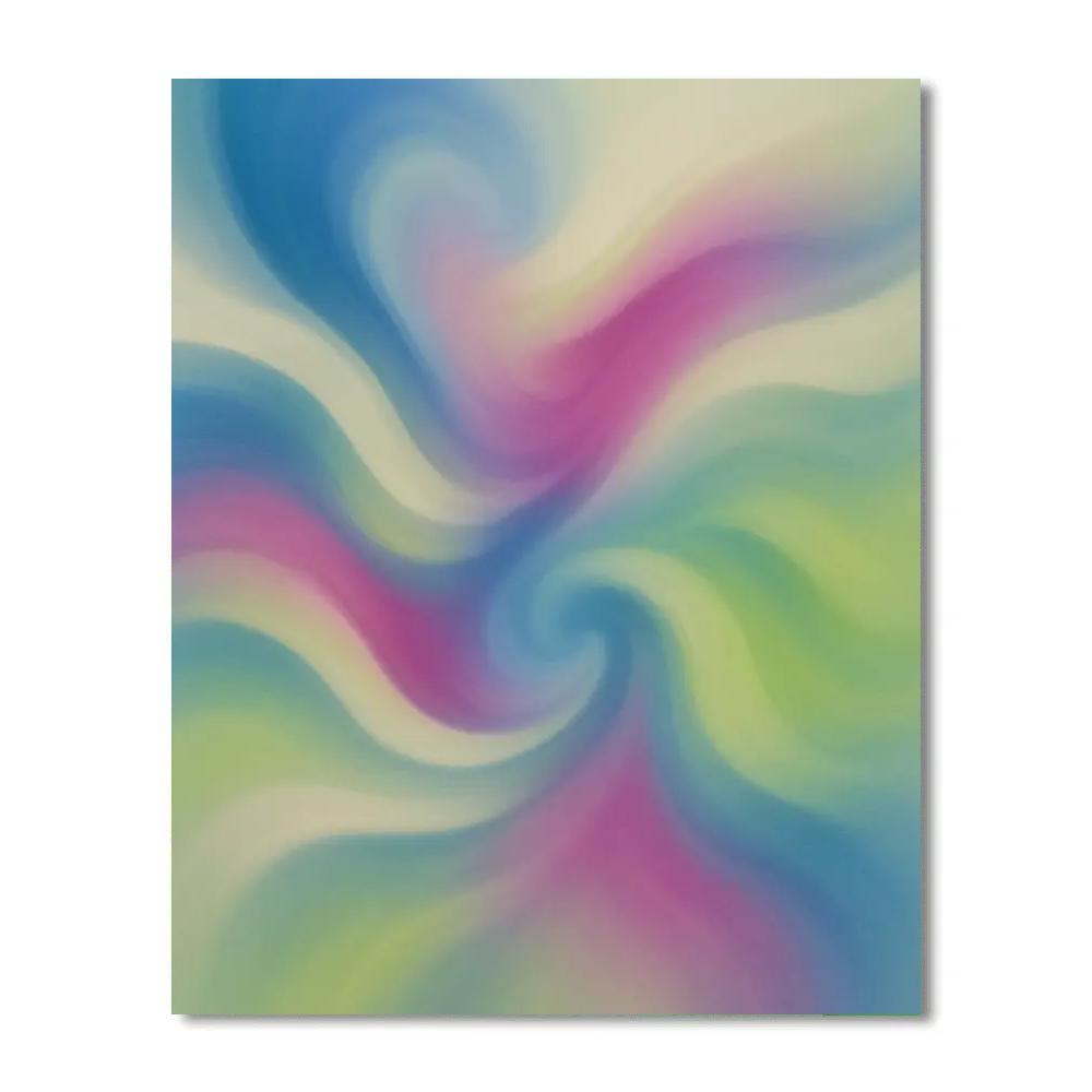 Abstract Color Drift Numbered painting kits