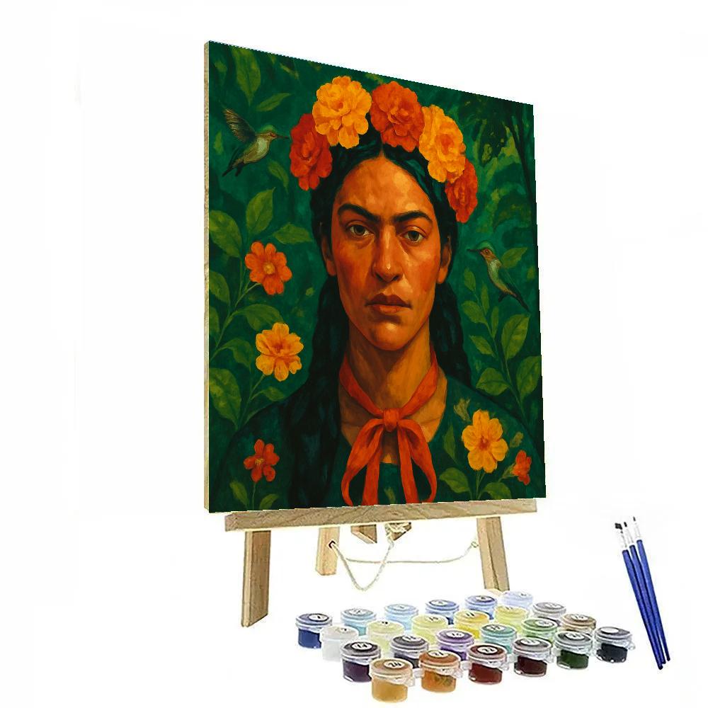 Frida Bloom Resolve paint by numbers