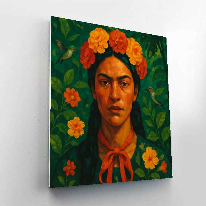 Frida Bloom Resolve paint by numbers