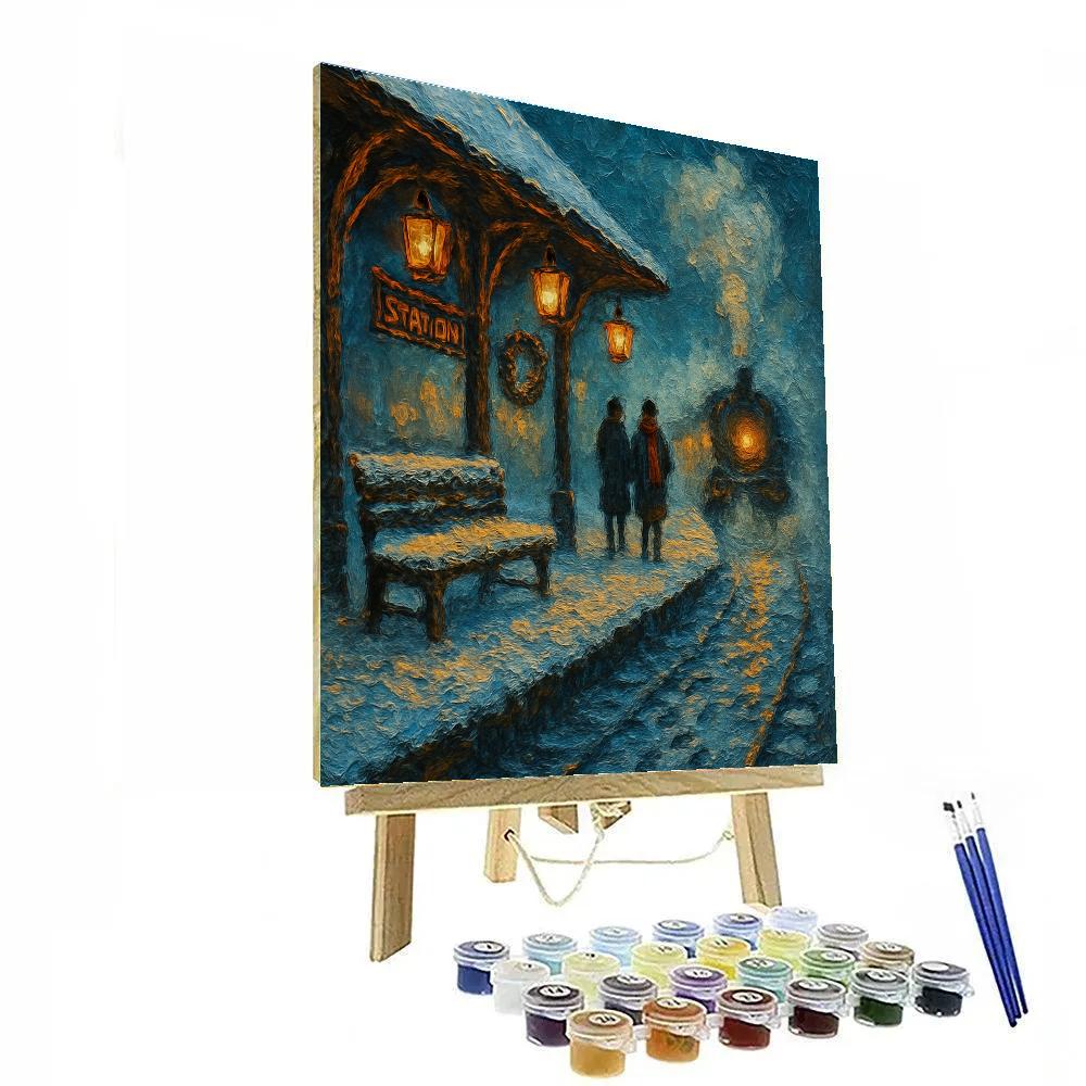 Northern Lantern Train Station painting number kit