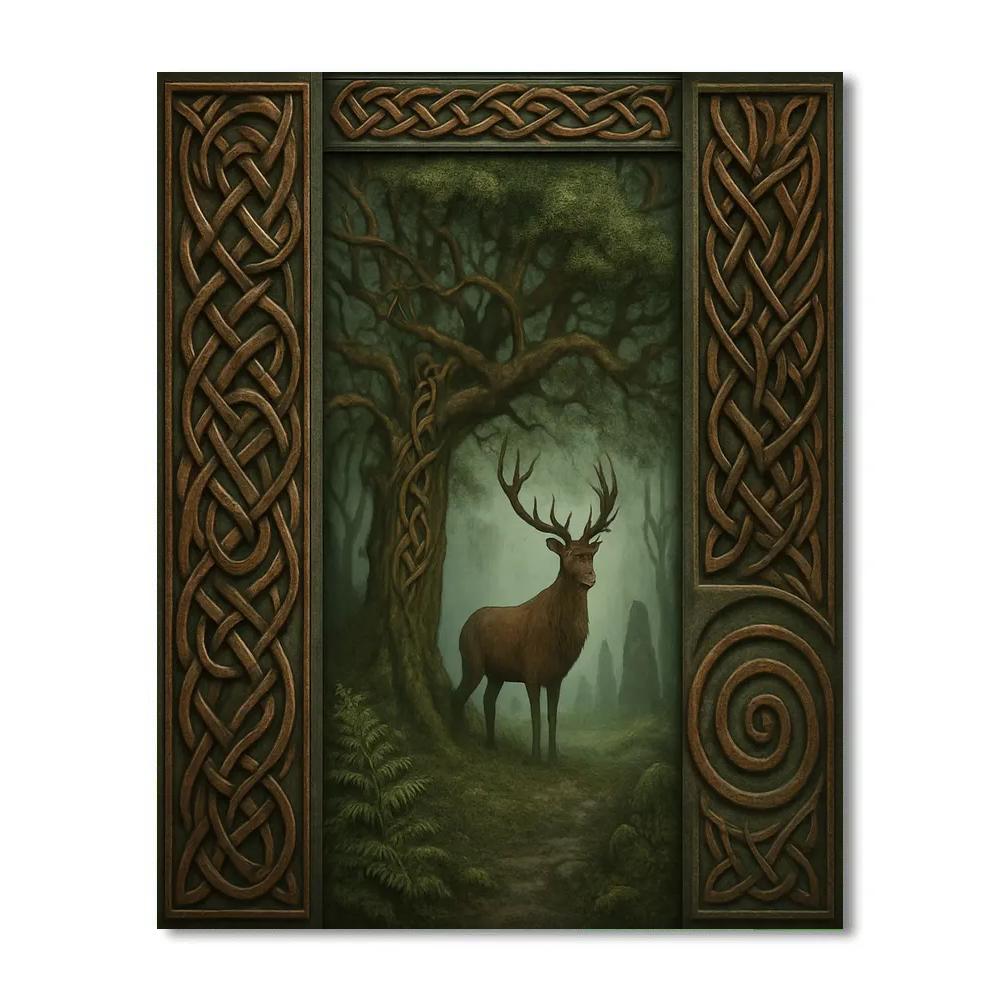 Celtic Knotwood Chronicle paint by color