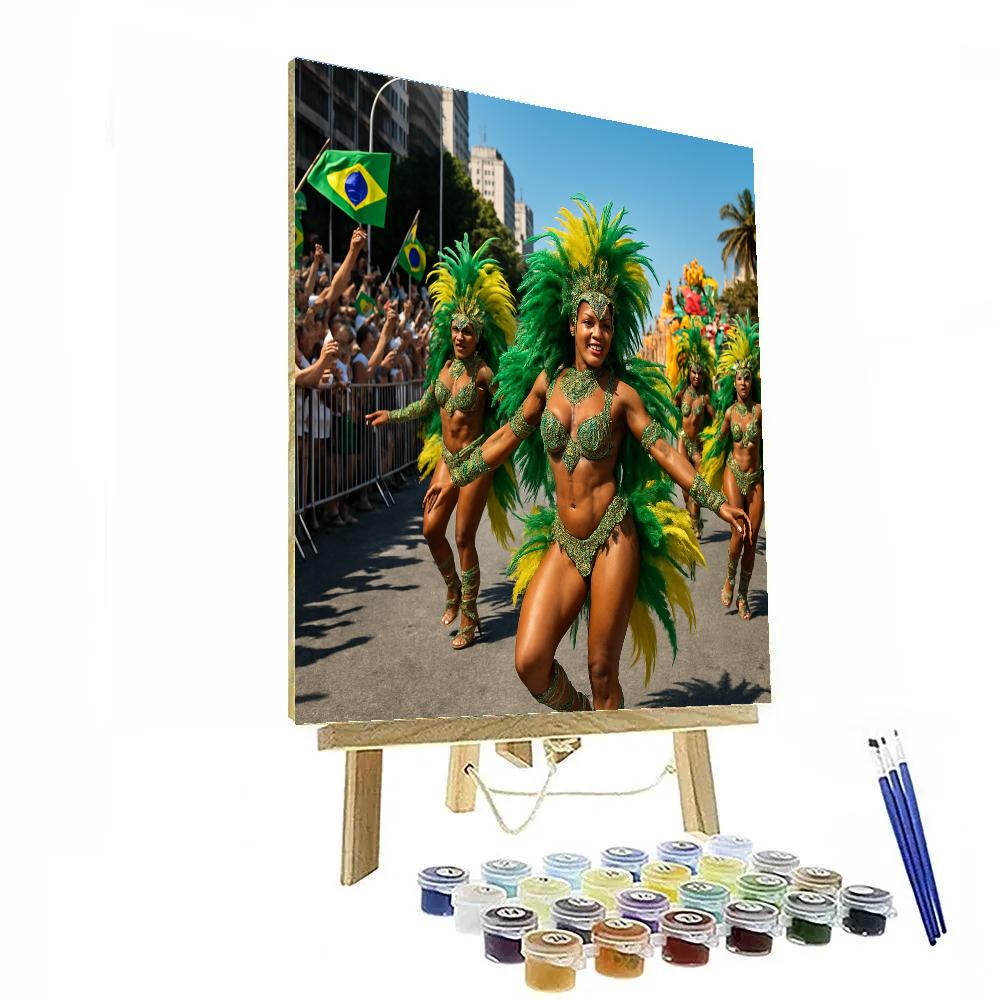 Majestic Rio Carnival Samba Spectacle paint by color