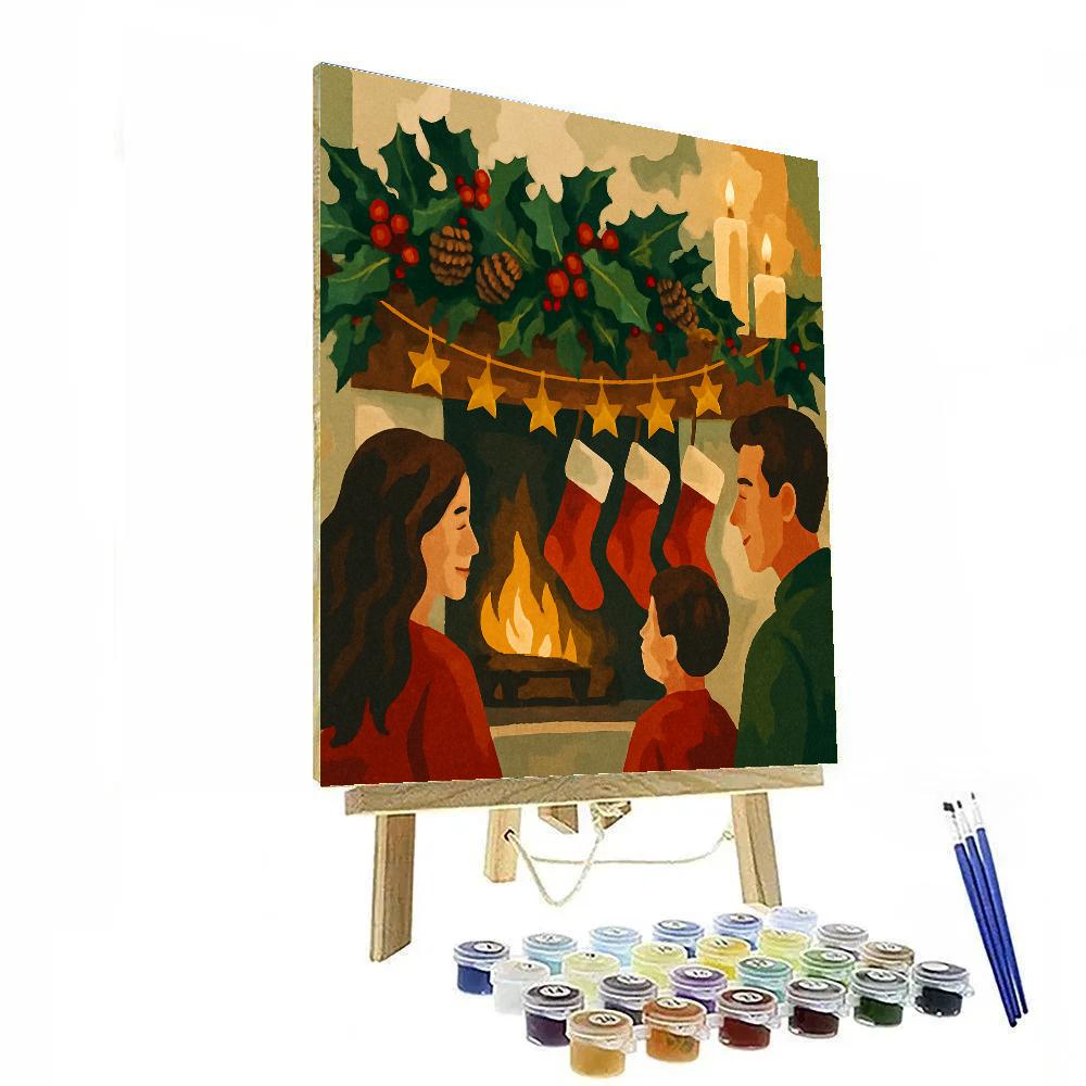 Starry Mantle Memories Numbered painting kits