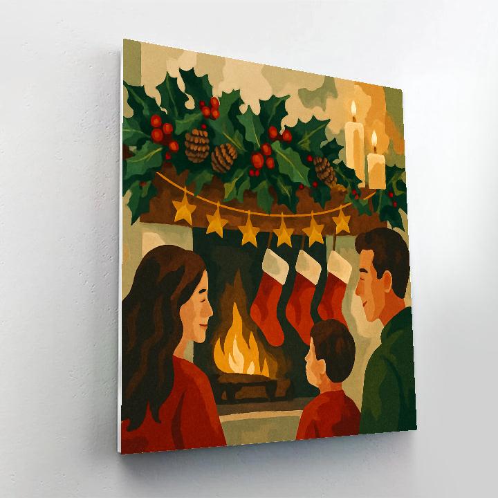 Starry Mantle Memories Numbered painting kits