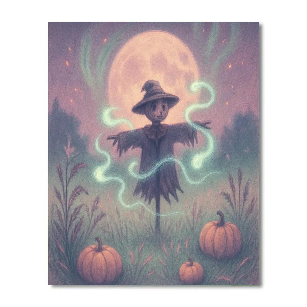 Harvest Moon Haunted Meadow paint by number