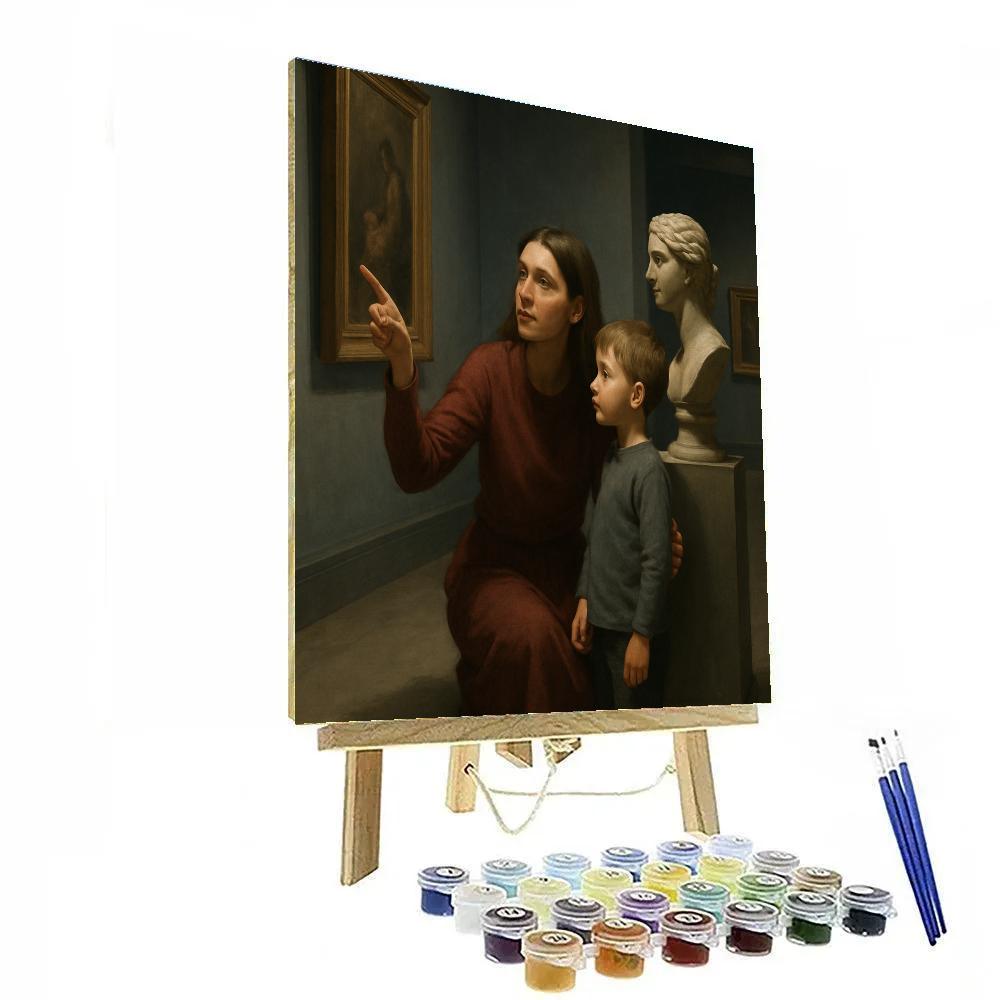 Museum Walk Teaching With Mother paint by color