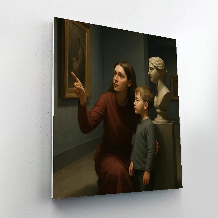 Museum Walk Teaching With Mother paint by color