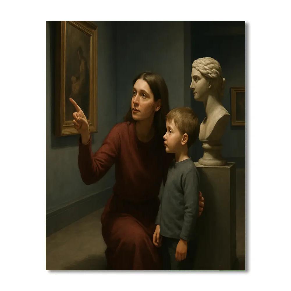 Museum Walk Teaching With Mother paint by color