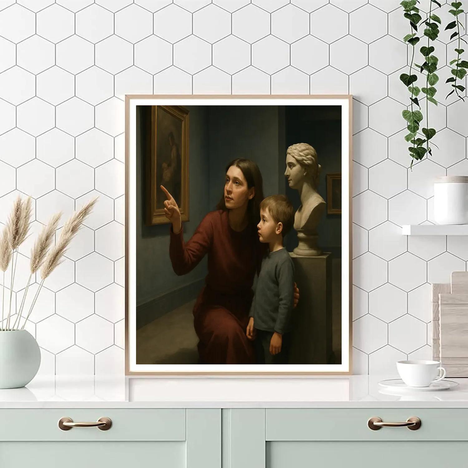 Museum Walk Teaching With Mother paint by color
