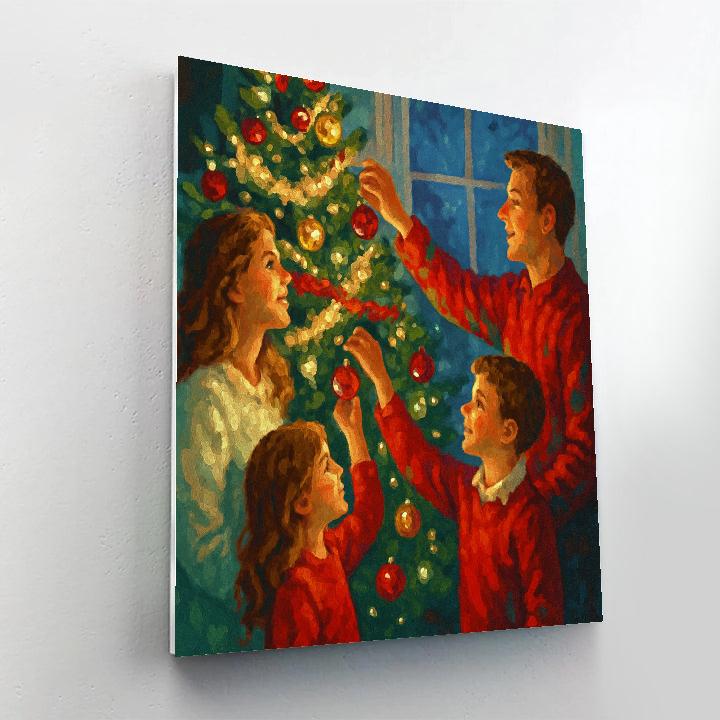 Twilight Tinsel Trimming Paint by numbers kits