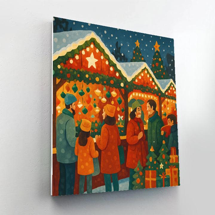 Festive Lights And Cheer paint by numbers