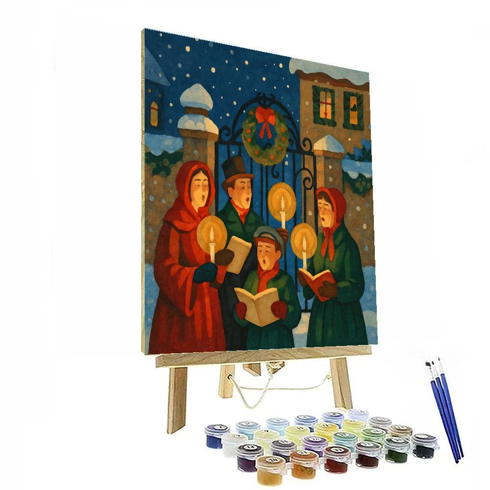 Cozy Midnight Carol paint by color