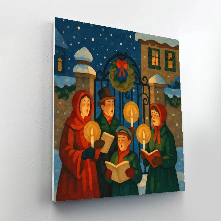 Cozy Midnight Carol paint by color