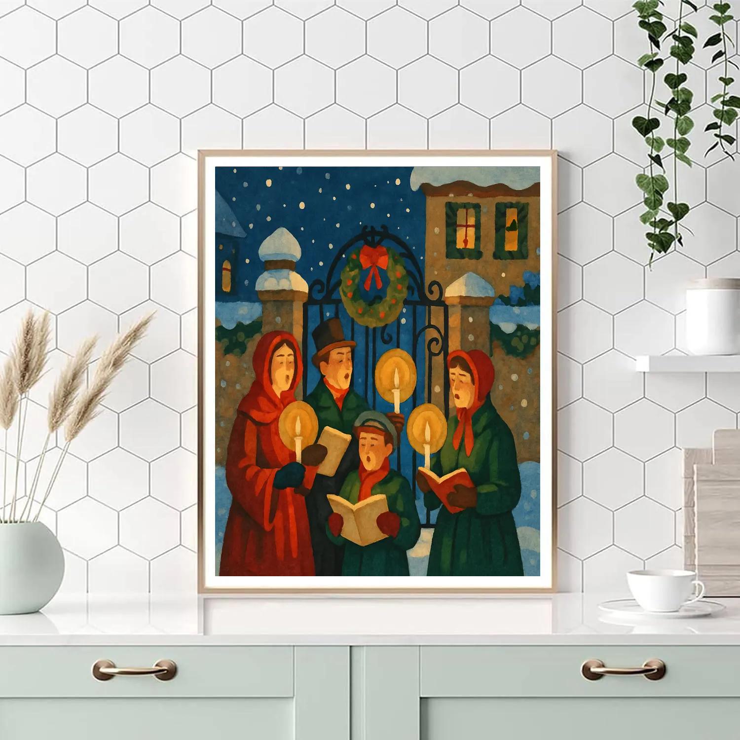 Cozy Midnight Carol paint by color
