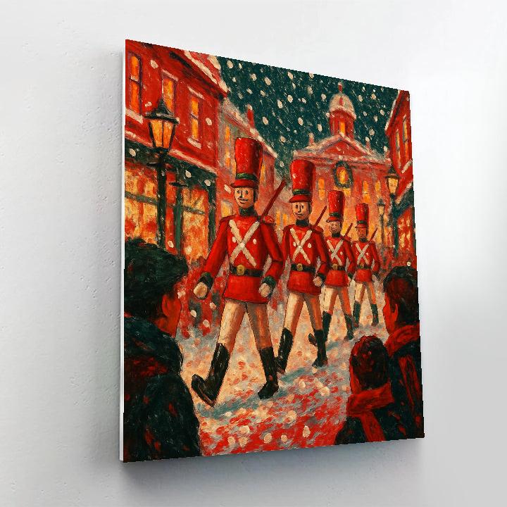 Nutcracker Parade On Main Street paint by numbers