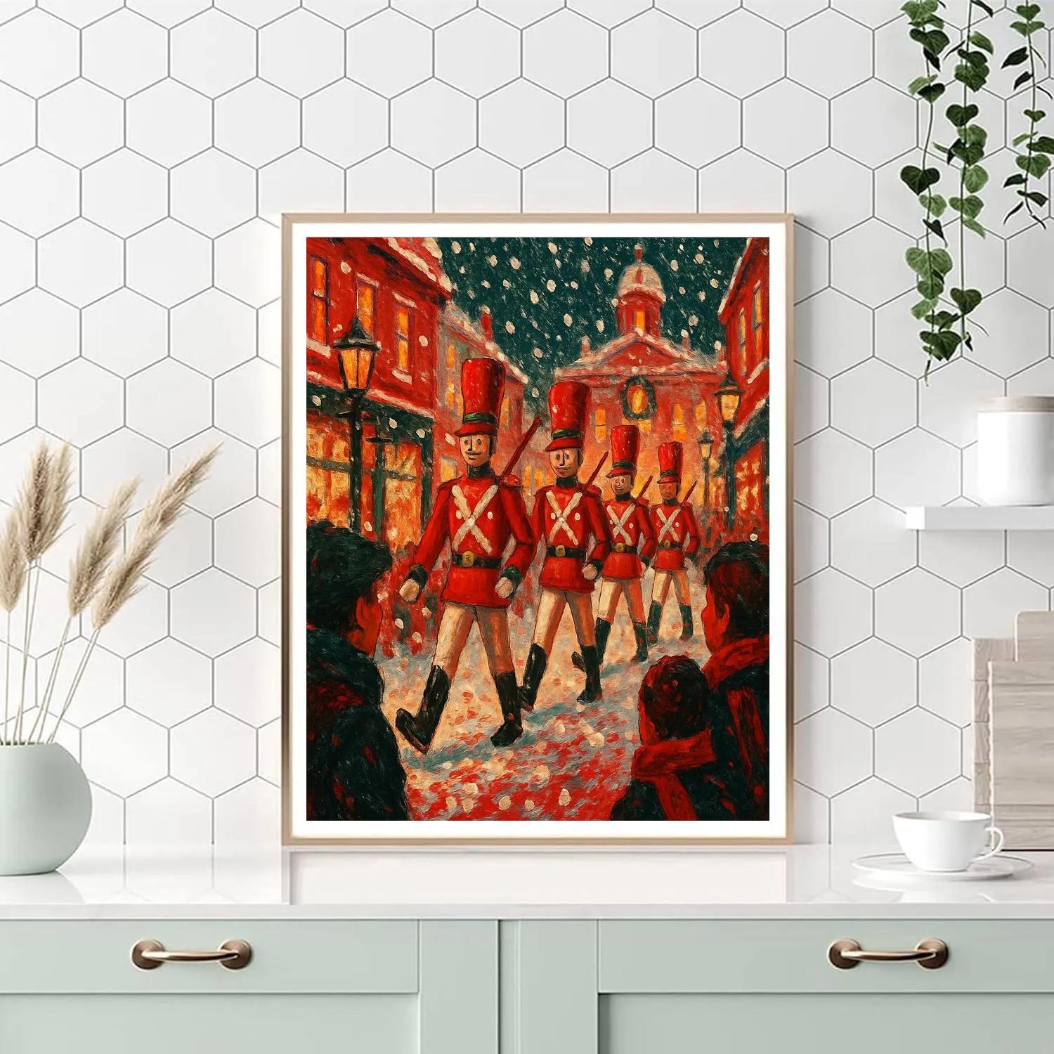 Nutcracker Parade On Main Street paint by numbers