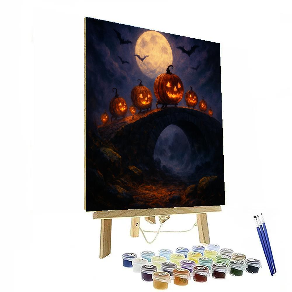 Moonbridge Pumpkin Caravan paint by color
