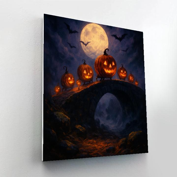 Moonbridge Pumpkin Caravan paint by color