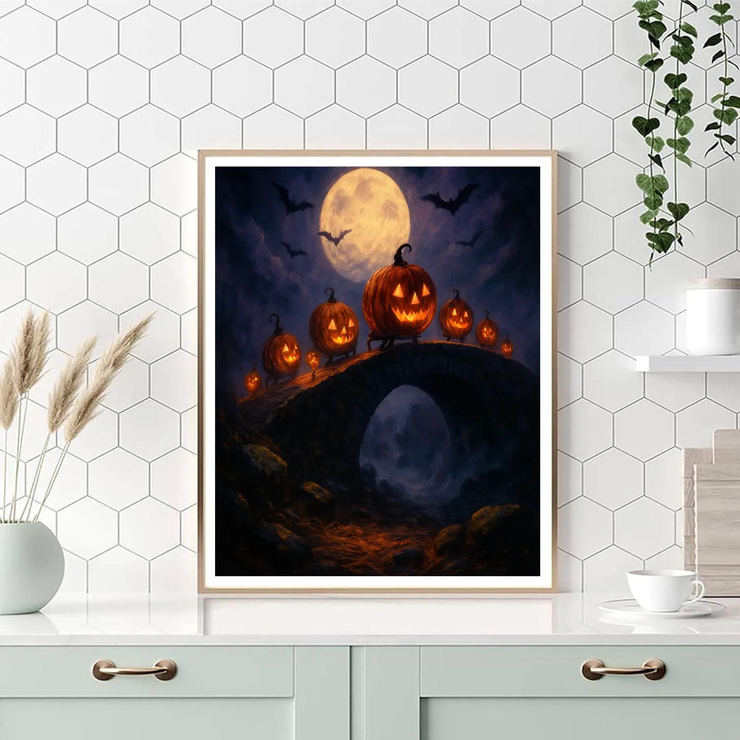 Moonbridge Pumpkin Caravan paint by color