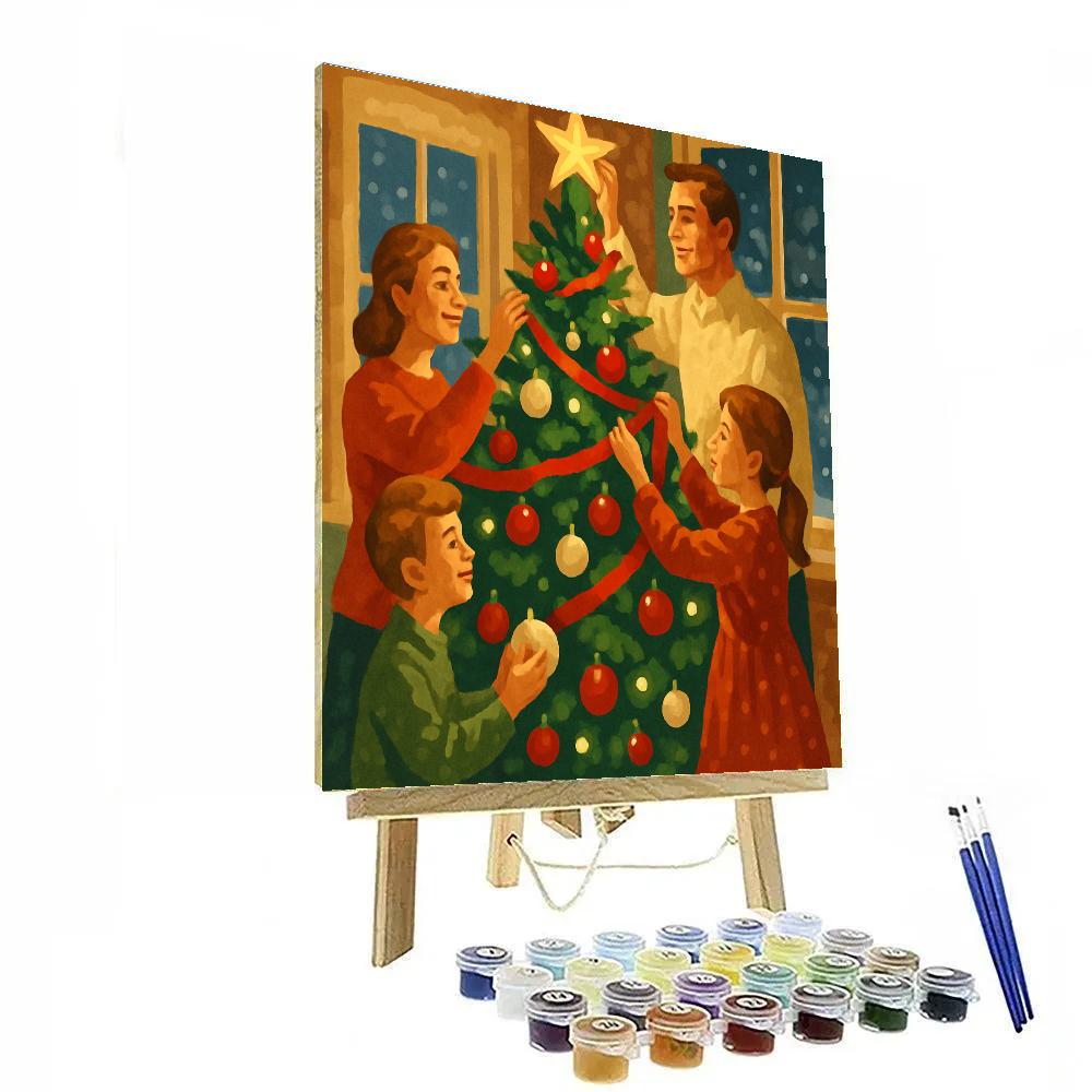 Ornament Trimming Premium Evening paint by numbers