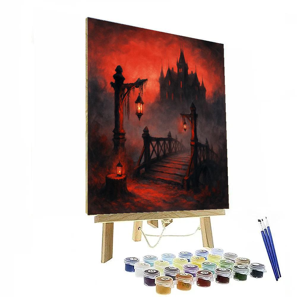 Cranewood Twilight Crossing Number painting