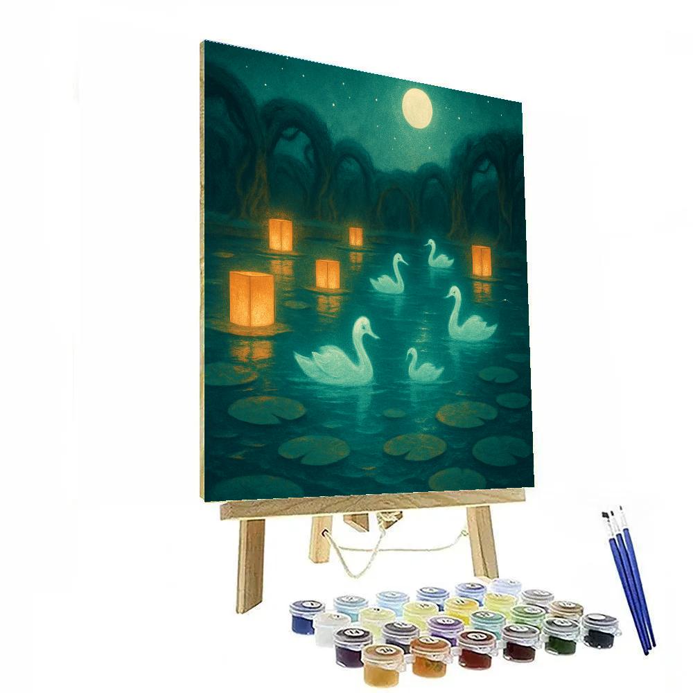 Lanterned Hollow Garden paint by color