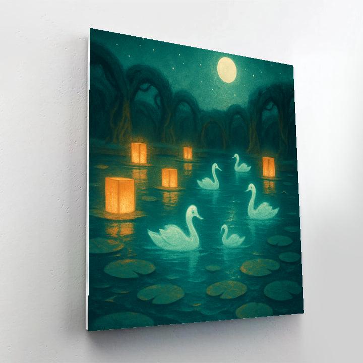 Lanterned Hollow Garden paint by color