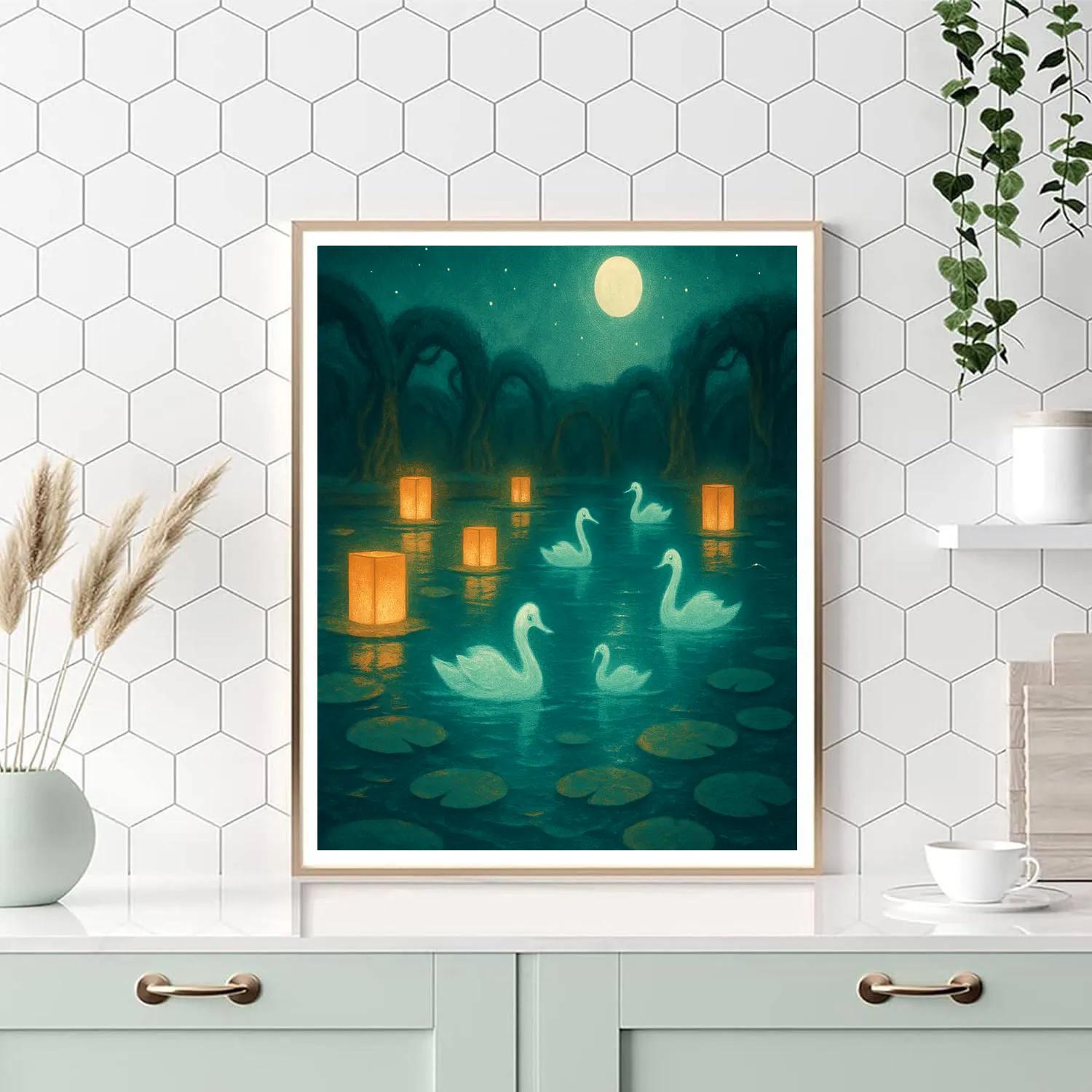 Lanterned Hollow Garden paint by color