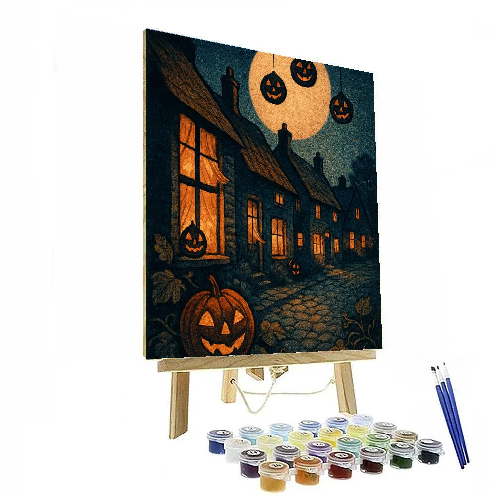 Sable Lane With Candle Windows paint by color