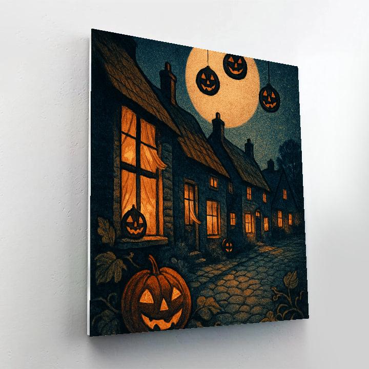 Sable Lane With Candle Windows paint by color