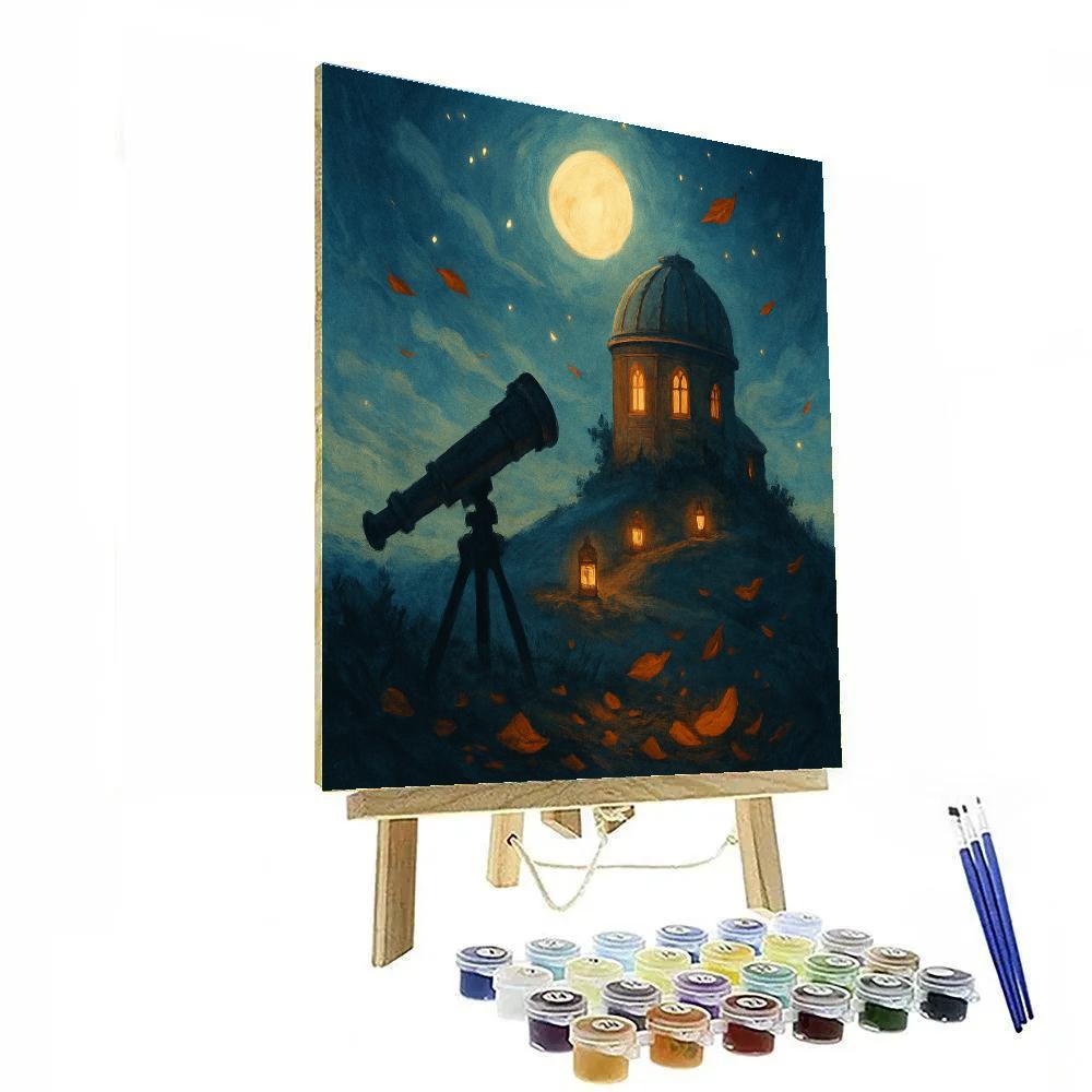 Lantern Ridge Observatory Number painting