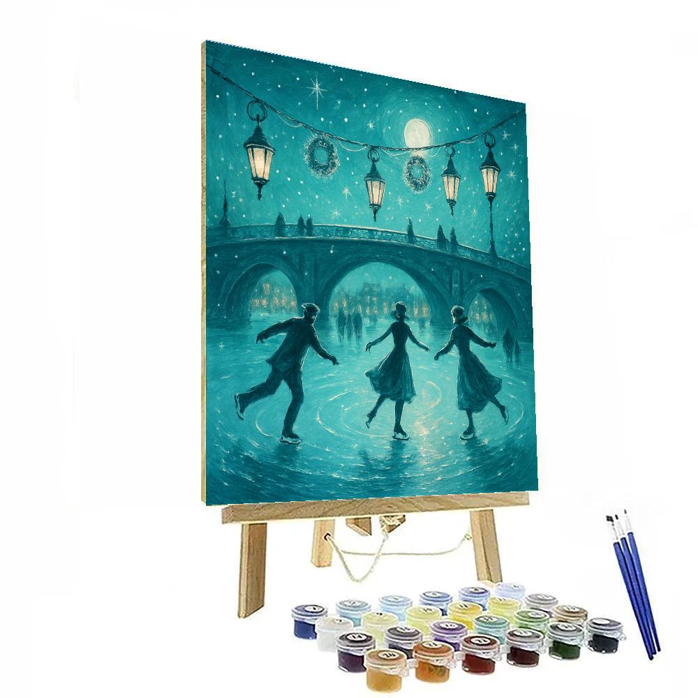 Icicle Bridge Lantern Ballet paint by color