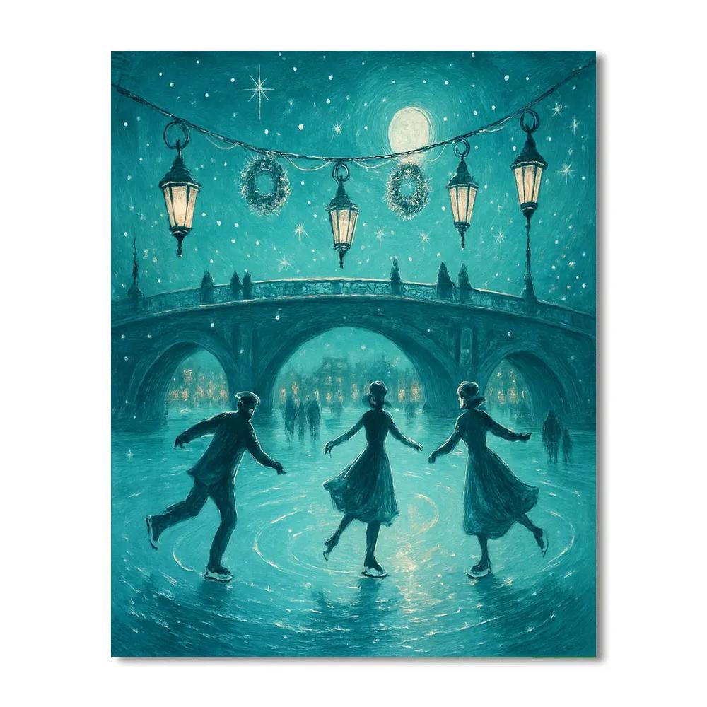 Icicle Bridge Lantern Ballet paint by color