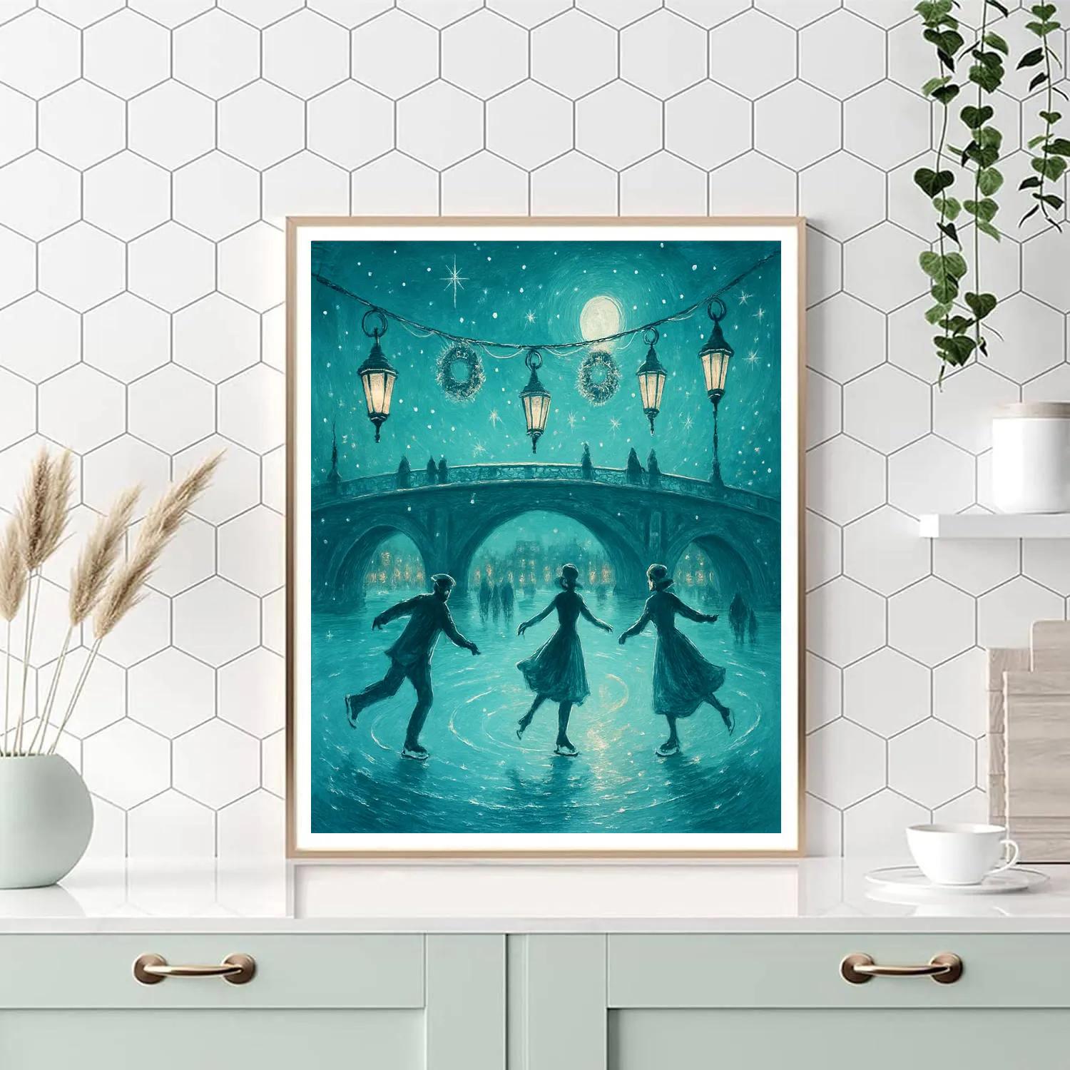 Icicle Bridge Lantern Ballet paint by color