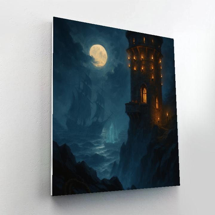 Lantern Coast Watchtower paint by numbers