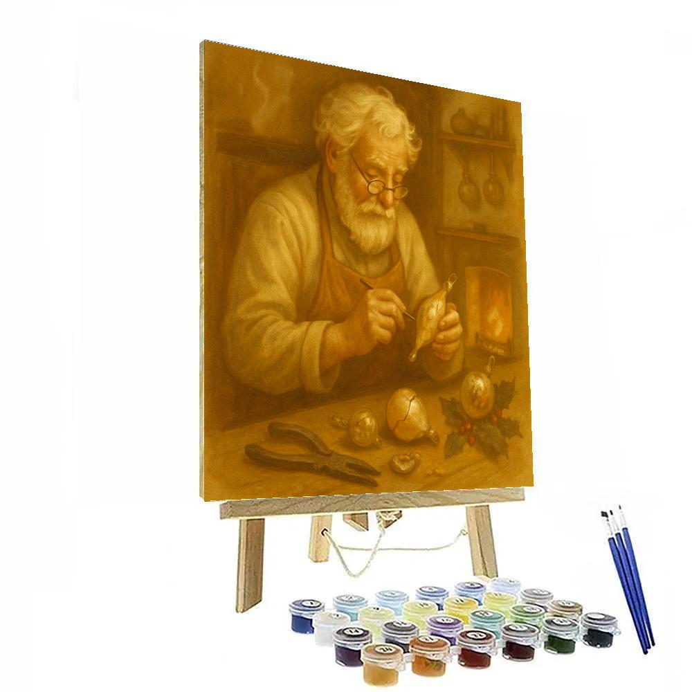 Hearthside Ornament Repair Shop paint by number
