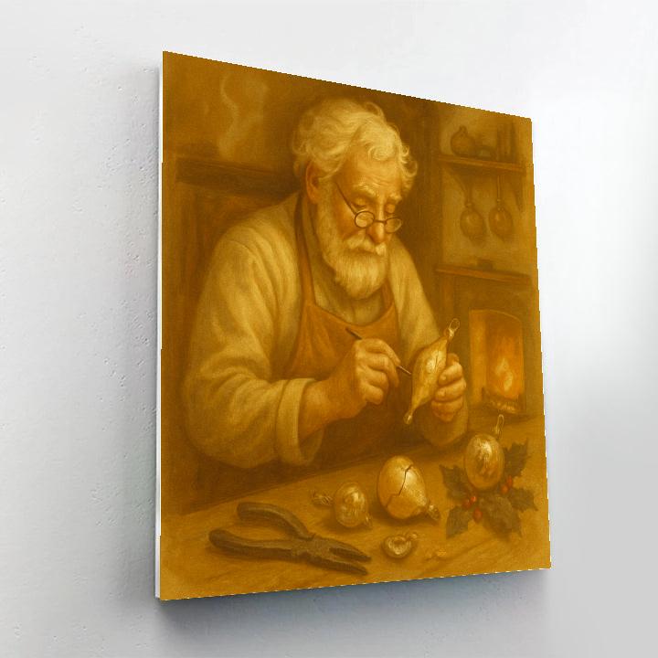 Hearthside Ornament Repair Shop paint by number