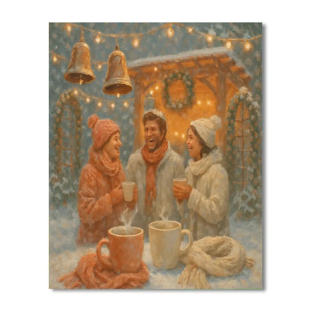 Murmuring Bells Garden Party painting number kit